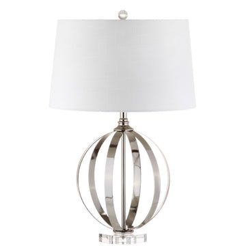Logan 26" Metal Orb LED Table Lamp - JONATHAN Y